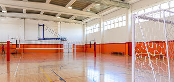 体育館や部活動の機材備品