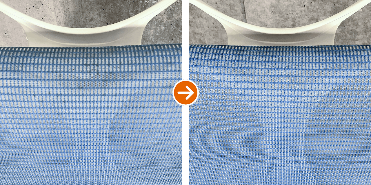 チェア・クリーニングの例