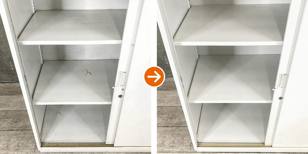 書庫クリーニングの例