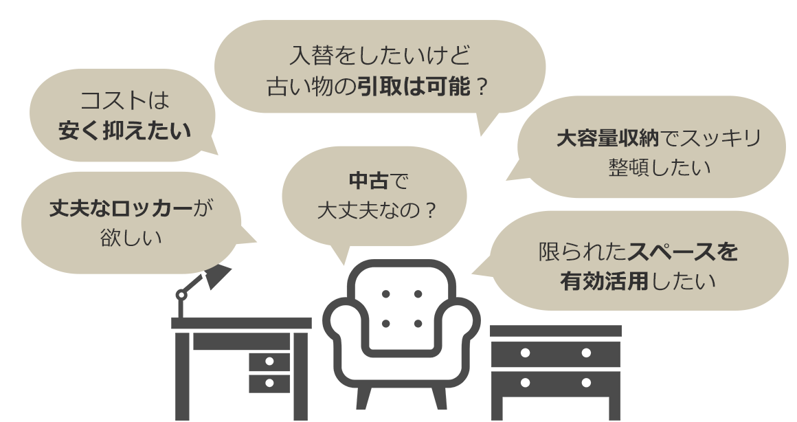 とにかく安くオフィス家具を入手したい